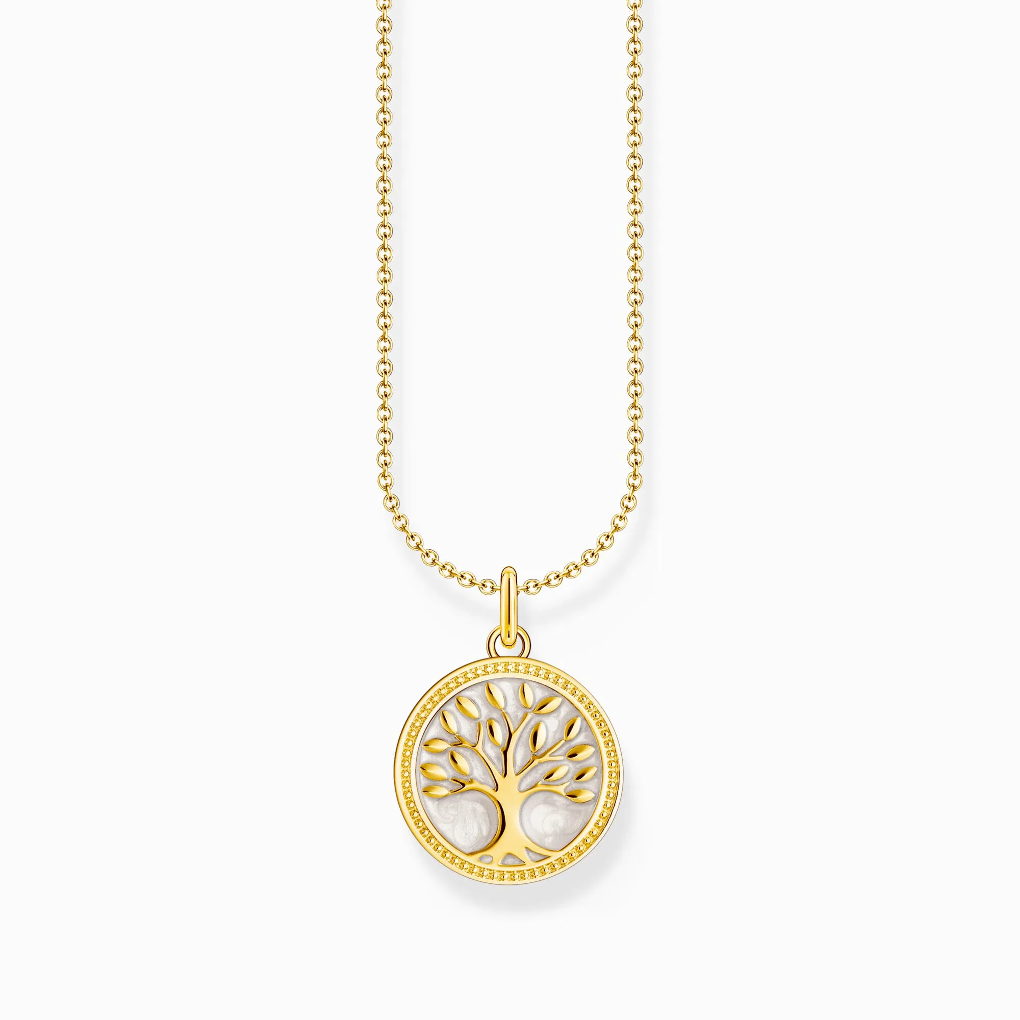 Thomas Sabo Jewellery Thomas Sabo Gold Plated Sterling Silver Tree of Love Necklace