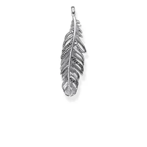 Thomas Sabo Jewellery Thomas Sabo Magic Garden Sterling Silver Feather Pendant