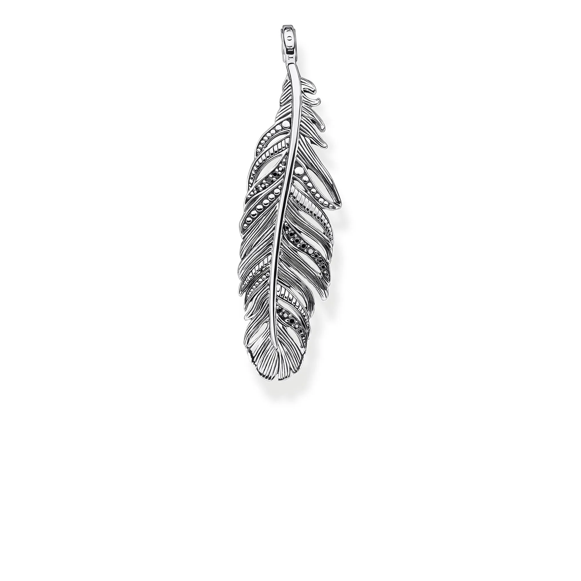 Thomas Sabo Jewellery Thomas Sabo Magic Garden Sterling Silver Feather Pendant