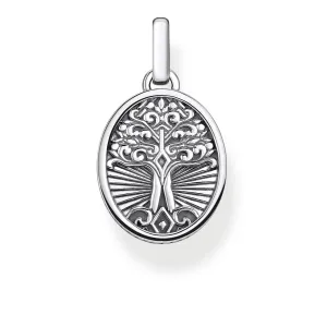 Thomas Sabo Jewellery Thomas Sabo Rebel at Heart Sterling Silver Tree of Love Oxidised Pendant