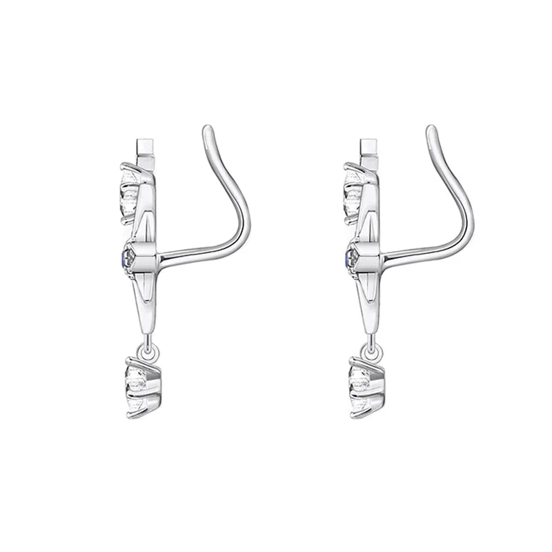 Thomas Sabo Jewellery Thomas Sabo Royalty Sterling Silver Star Climber Earrings
