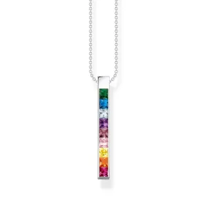 Thomas Sabo Jewellery Thomas Sabo Sterling Silver Colourful Stone Necklace