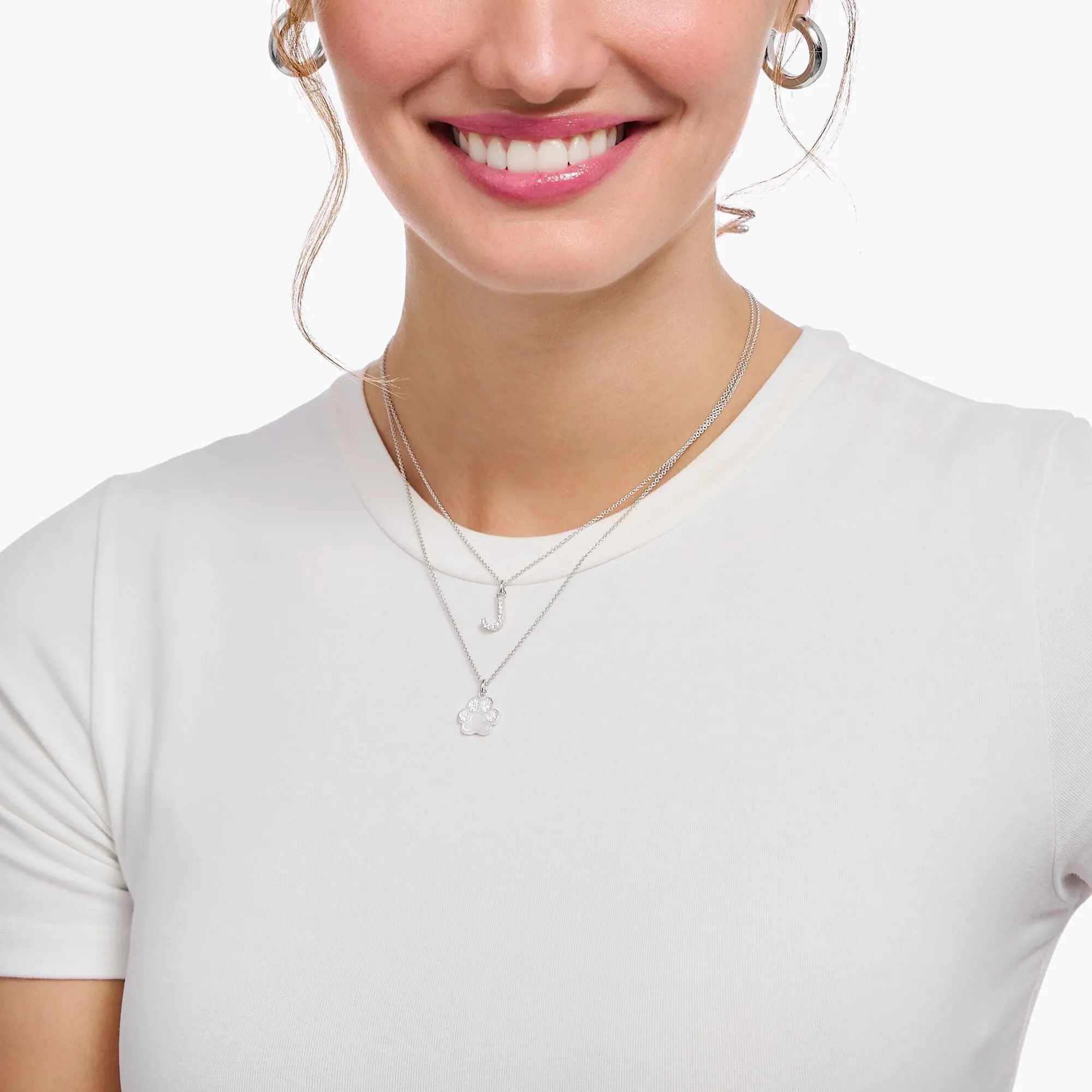 Thomas Sabo Jewellery Thomas Sabo Sterling Silver Paw Necklace