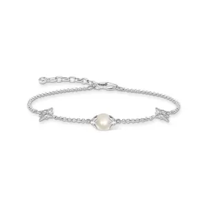 Thomas Sabo Jewellery Thomas Sabo Sterling Silver Pearl Stars Bracelet