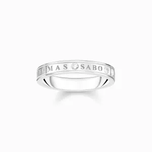 Thomas Sabo Jewellery Thomas Sabo Sterling Silver White Stones Ring