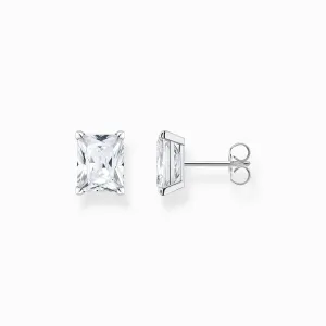 Thomas Sabo Jewellery Thomas Sabo Sterling Silver White Stud Earrings