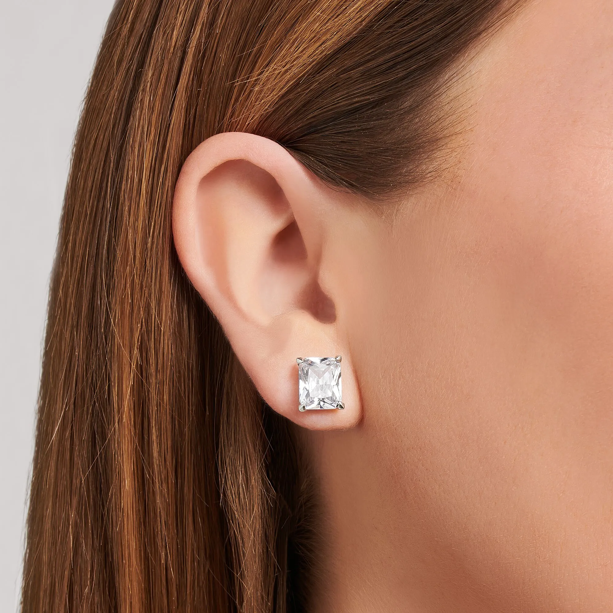 Thomas Sabo Jewellery Thomas Sabo Sterling Silver White Stud Earrings