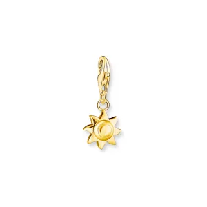 Thomas Sabo Silver Jewellery Thomas Sabo Gold Plated Sterling Silver Charmista Sun Charm