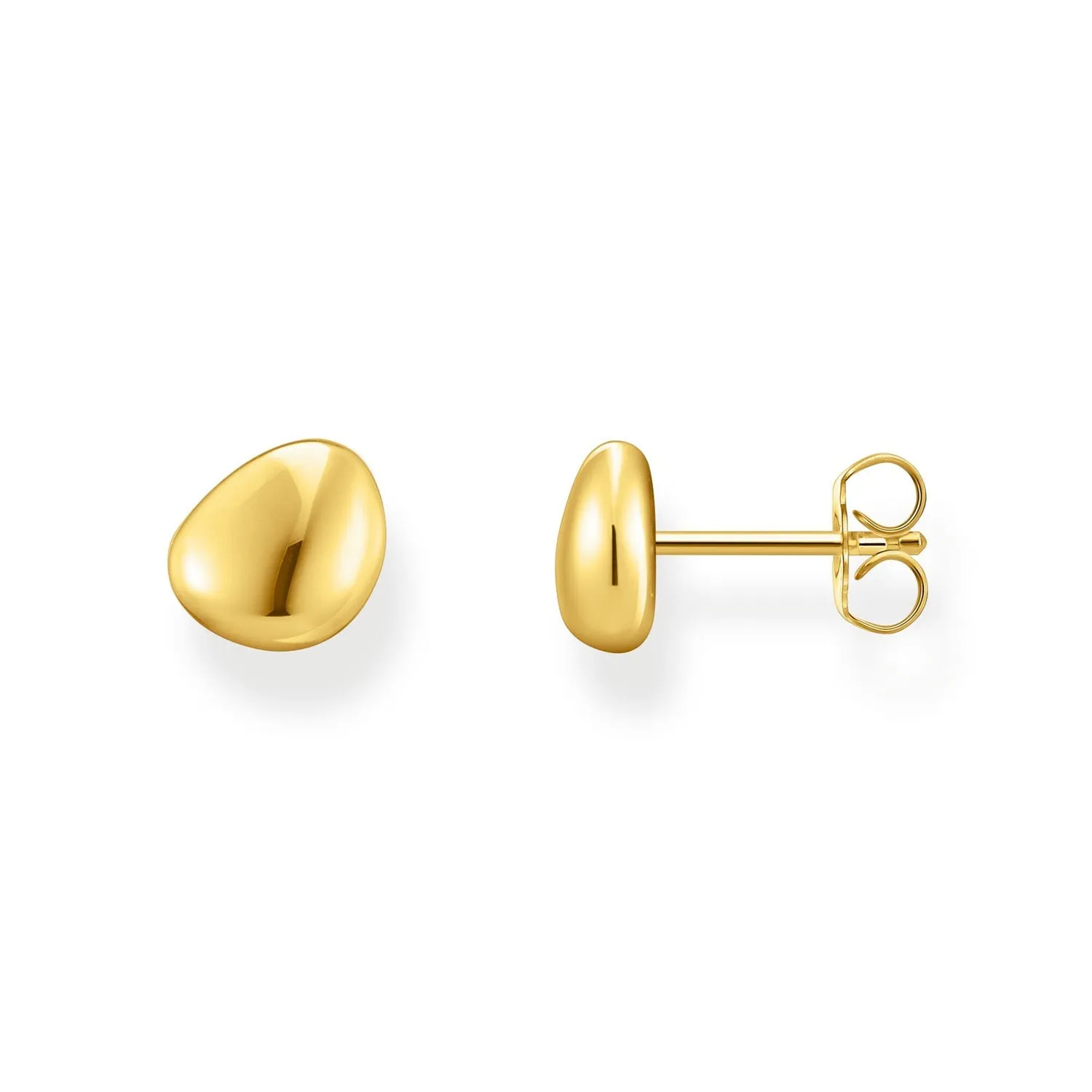 Thomas Sabo Silver Jewellery Thomas Sabo Gold Plated Sterling Silver Essential Organic Stud Earrings