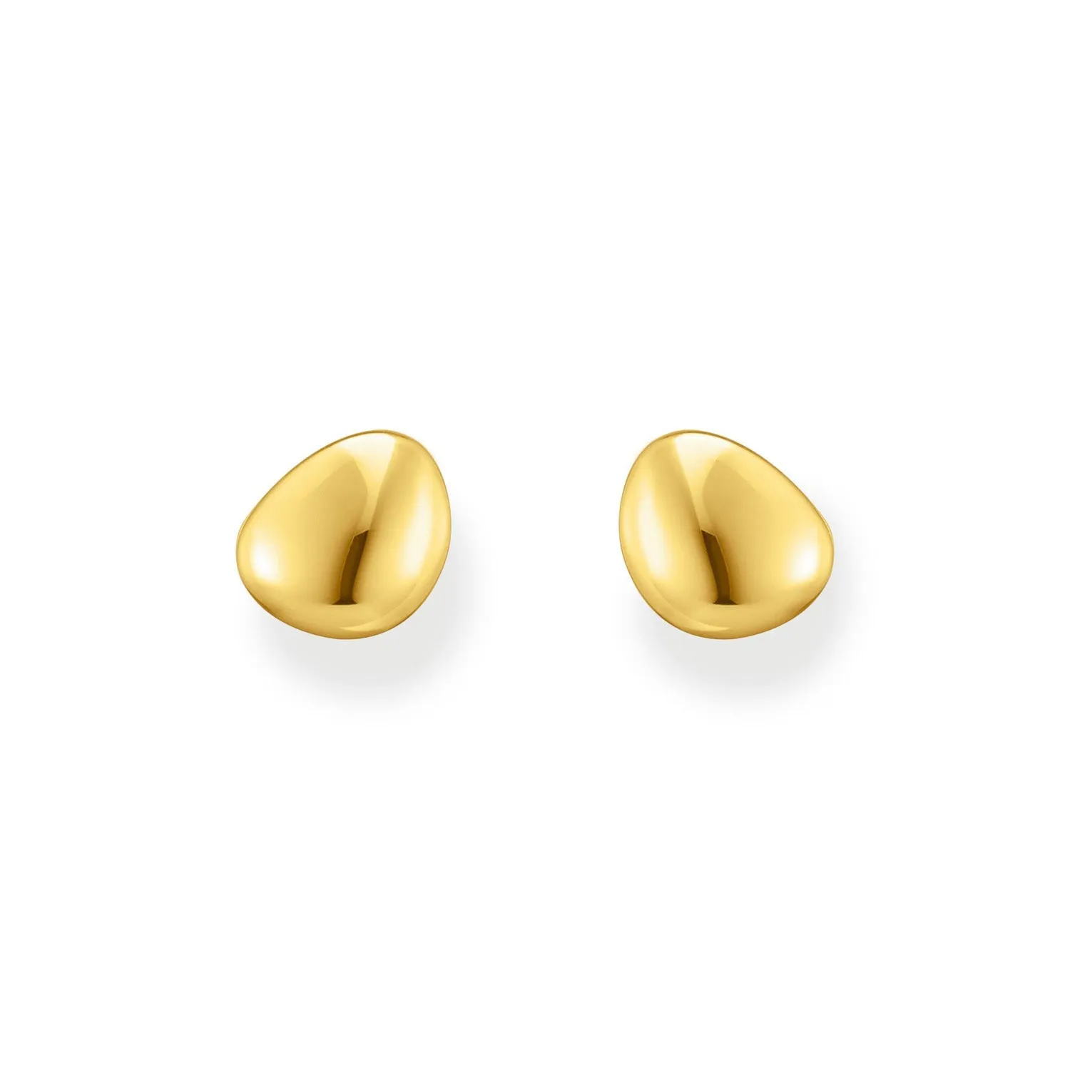 Thomas Sabo Silver Jewellery Thomas Sabo Gold Plated Sterling Silver Essential Organic Stud Earrings