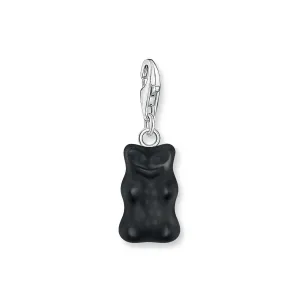 Thomas Sabo Silver Jewellery Thomas Sabo Sterling Silver Charm Club Haribo Black Bear Charm