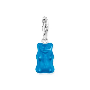 Thomas Sabo Silver Jewellery Thomas Sabo Sterling Silver Charm Club Haribo Blueberry Blue Bear Charm