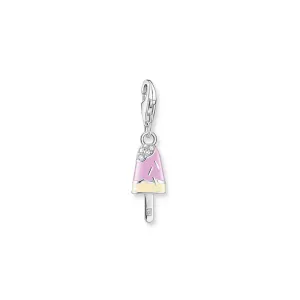 Thomas Sabo Silver Jewellery Thomas Sabo Sterling Silver Charmista Enamel Ice Cream CZ Charm