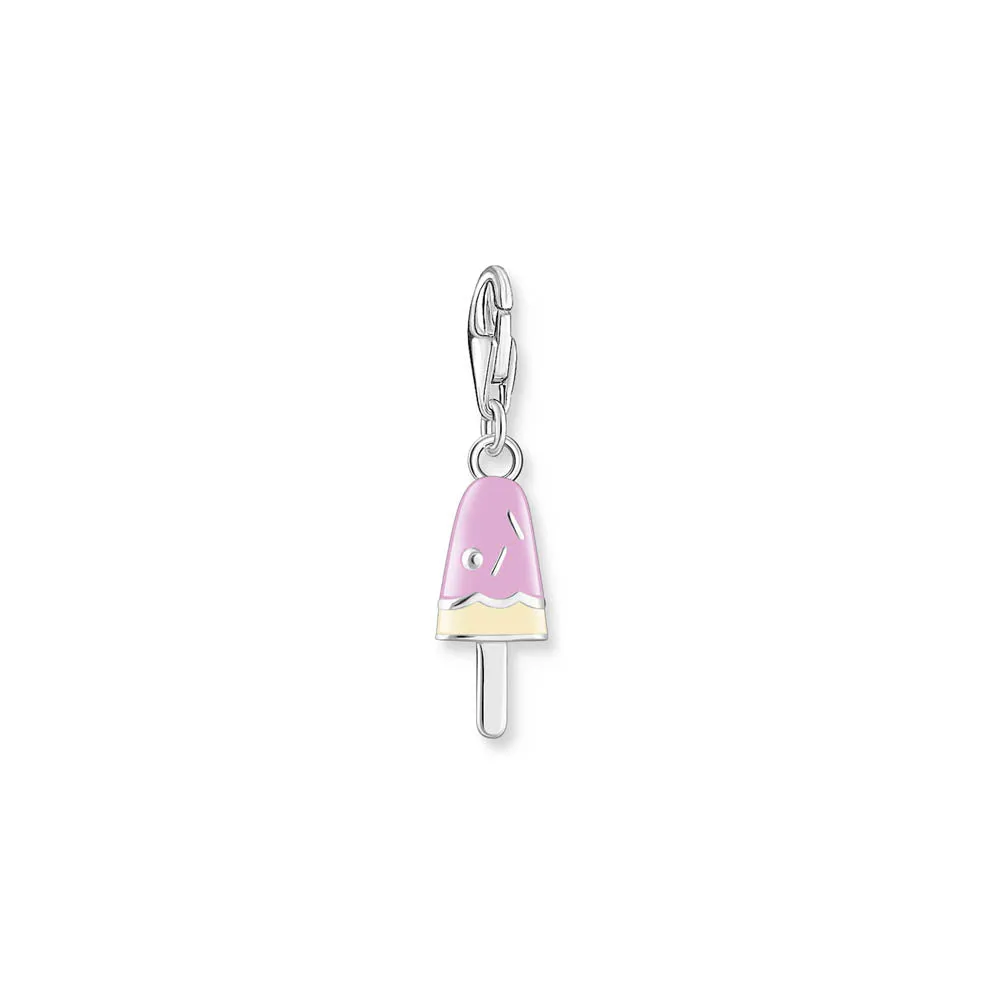 Thomas Sabo Silver Jewellery Thomas Sabo Sterling Silver Charmista Enamel Ice Cream CZ Charm