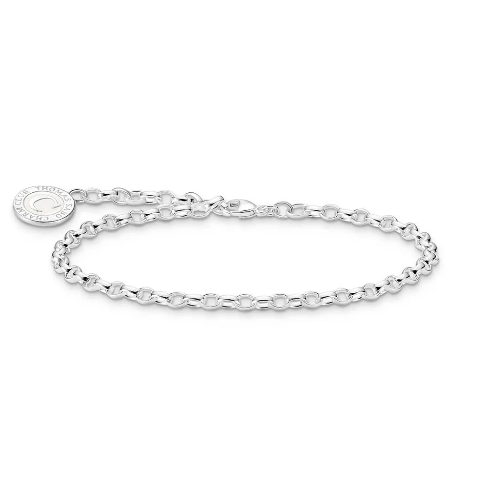 Thomas Sabo Silver Jewellery Thomas Sabo Sterling Silver Charmista Fine Belcher 15cm Chain