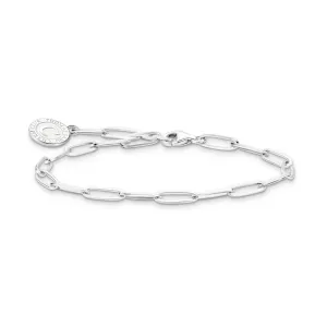 Thomas Sabo Silver Jewellery Thomas Sabo Sterling Silver Charmista Long Link 17cm Bracelet
