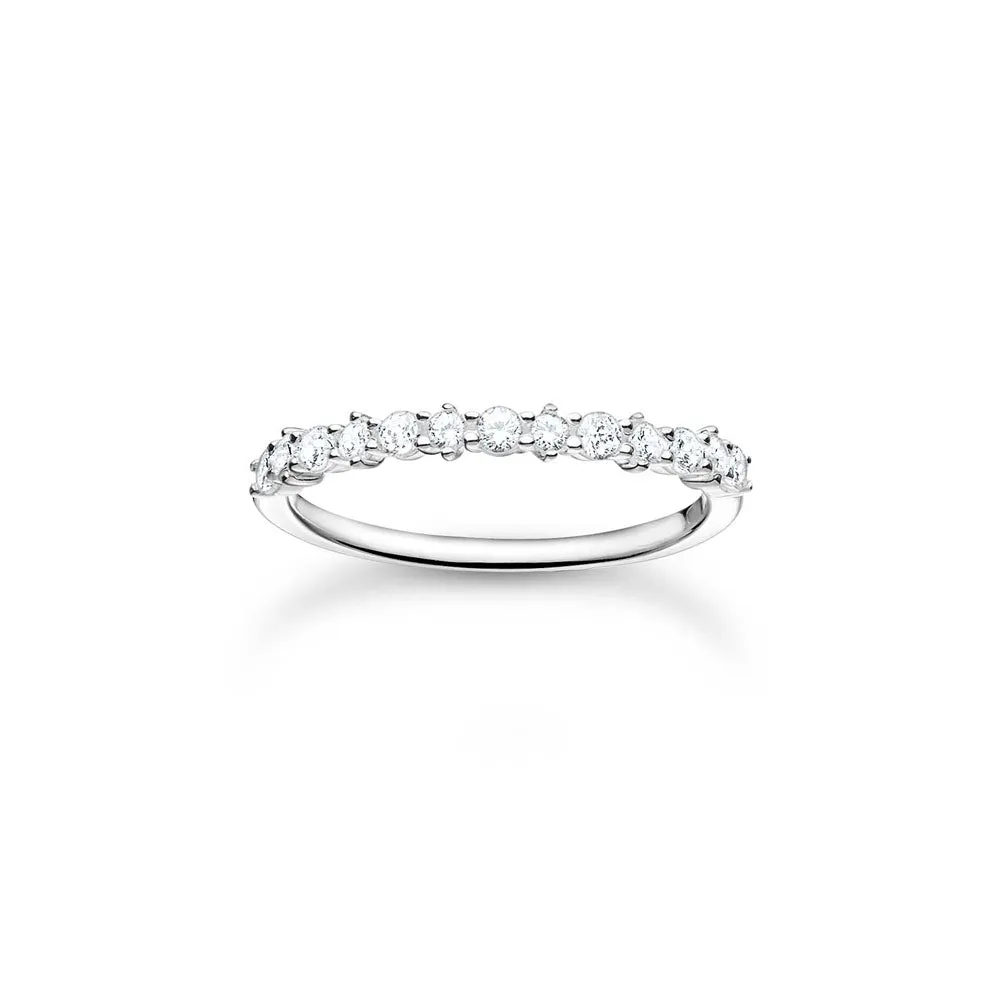 Thomas Sabo Silver Jewellery Thomas Sabo Sterling Silver Fine CZ Ring