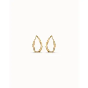 Tide Golden Metal Earrings PEN0627ORO0000U Unode50 Jewelry And Accessories