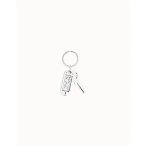 To The Beach Silver Metal Key ring LLA0032MET X Unode50 Jewelry And Accessories