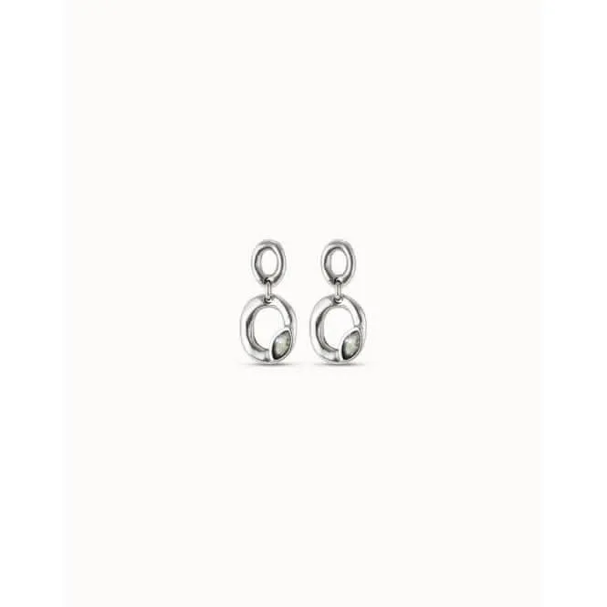 Together Blue Metal Faceted Crystal Earrings Unode50 Jewelry And Accessories