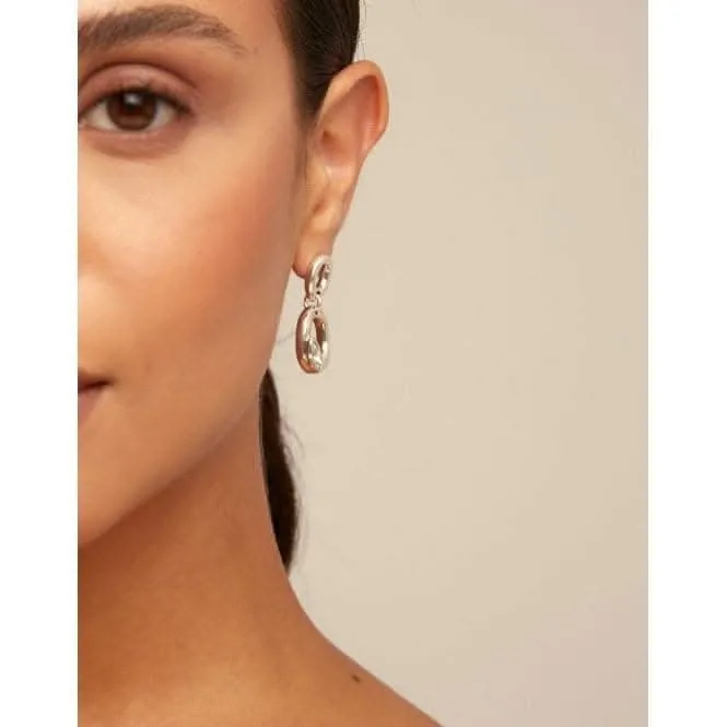 Together Blue Metal Faceted Crystal Earrings Unode50 Jewelry And Accessories