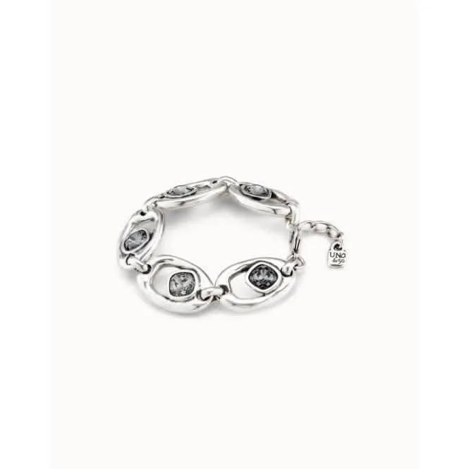 Together Grey Faceted Crystal Bracelet Unode50 Jewelry And Accessories