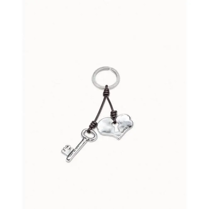 Two Peas In A Pod Silver Metal Key ring LLA0187MTLMAR0U Unode50 Jewelry And Accessories
