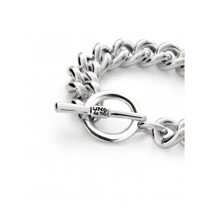 Unisex Charismatic Silver Electric Bracelet PUL2355MTL0000 Unode50 Jewelry And Accessories