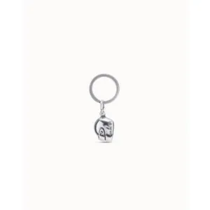 Use Your Head Silver Metal Key ring LLA0155MTL0000U Unode50 Jewelry And Accessories